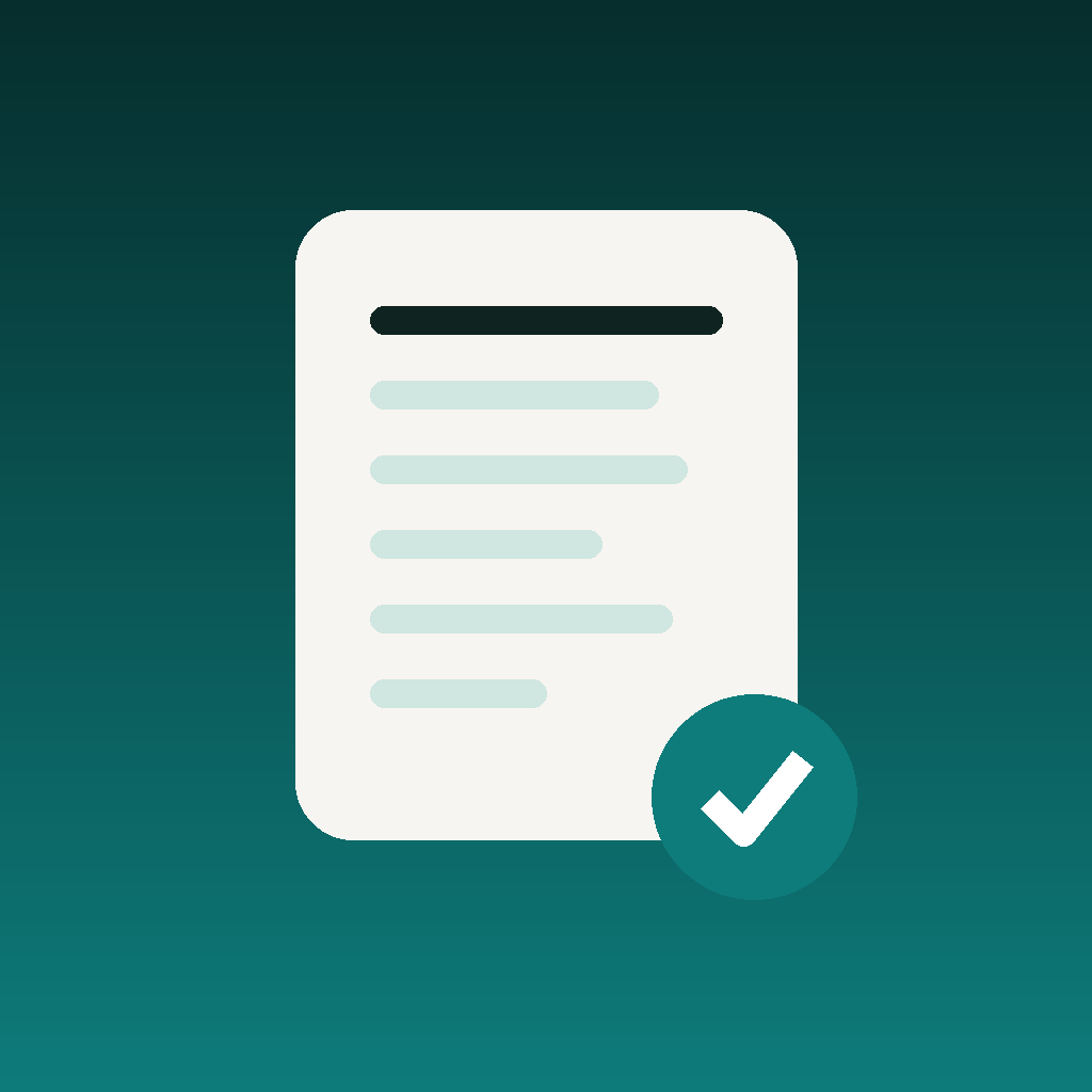 Fairbill’s document and tick logo